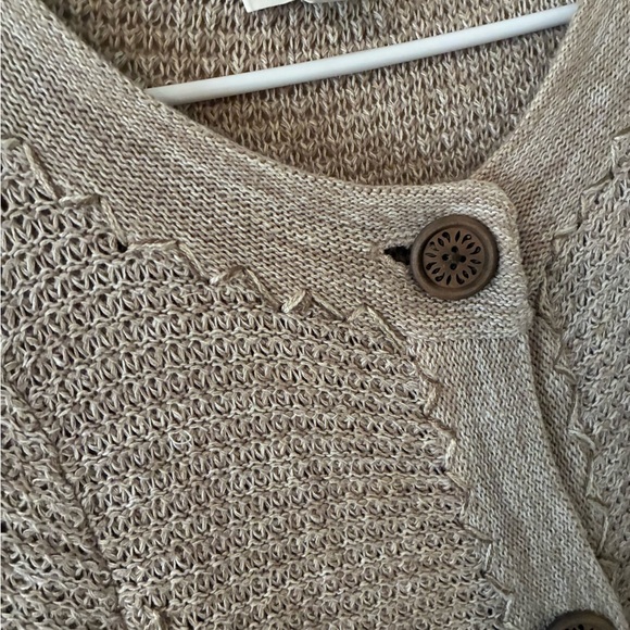 Coldwater Creek tunic button front sweater-large - Picture 5 of 6